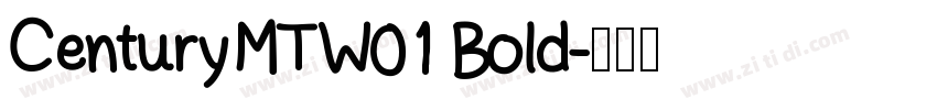 CenturyMTW01 Bold字体转换